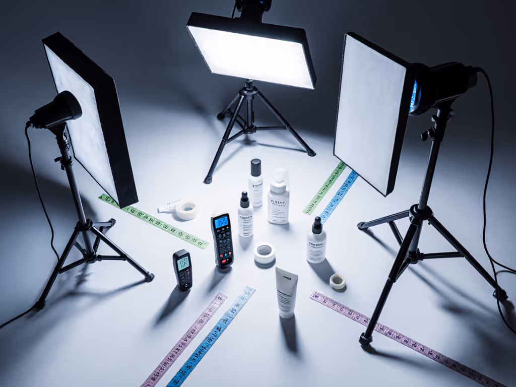 small-space_skincare_lighting_setup_with_meter_readings_and_stand_positions_marked