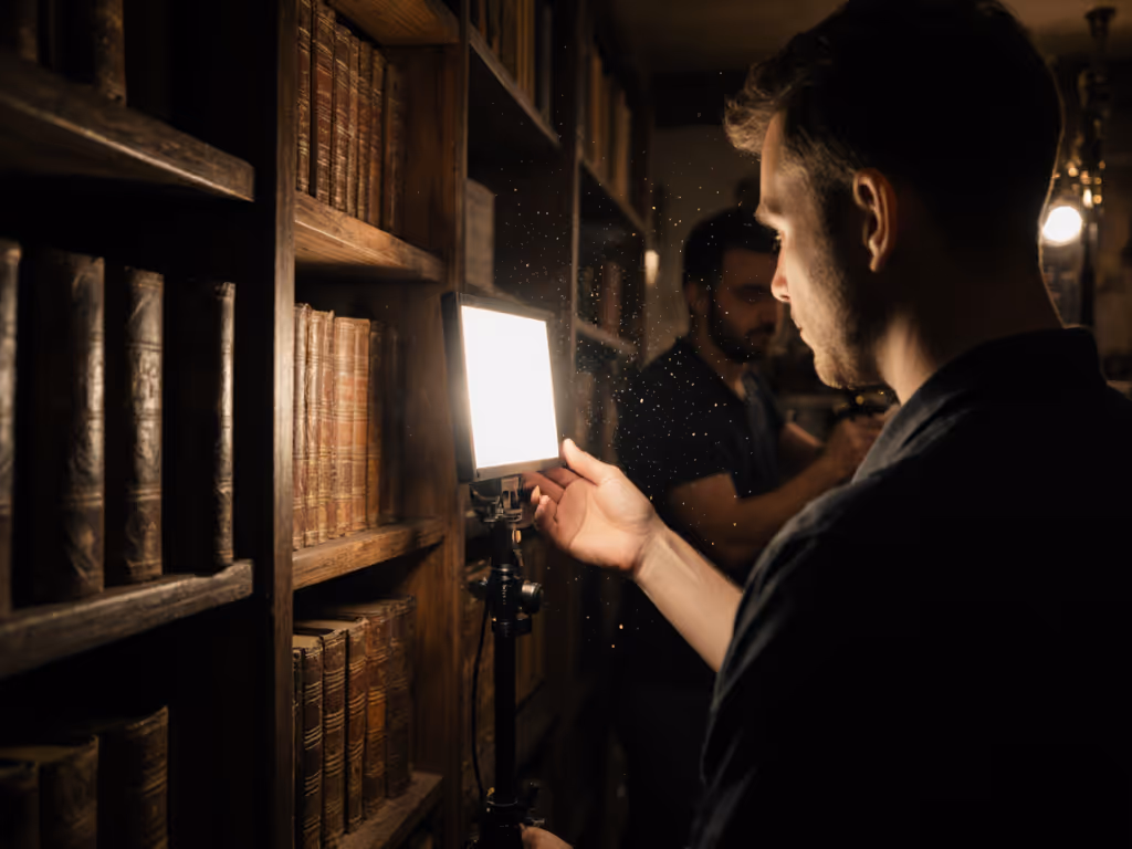 documentary_filmmaker_using_compact_lighting_kit_in_small_retail_space