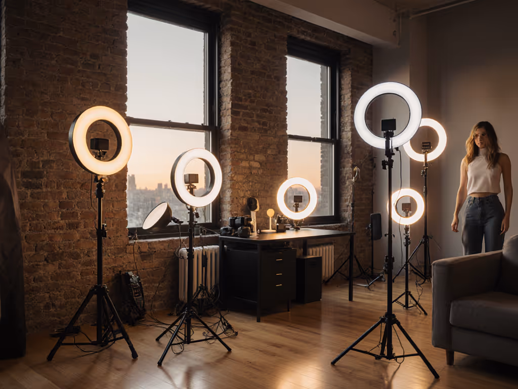 Best 7 Pro Ring Lights: Studio Color in Compact Kits