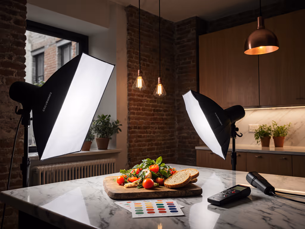 Best Food Photography Lighting: Top 5 Quiet Small-Space Kits
