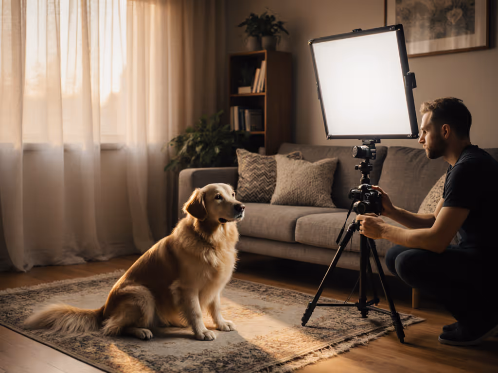 Quiet Pet Photography Lighting: Calm Pets, Perfect Shots