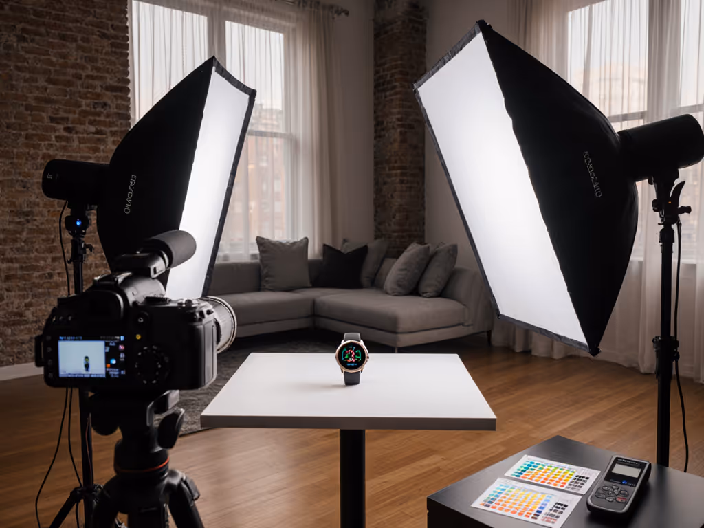 Product Photography Lighting for AR Consistency