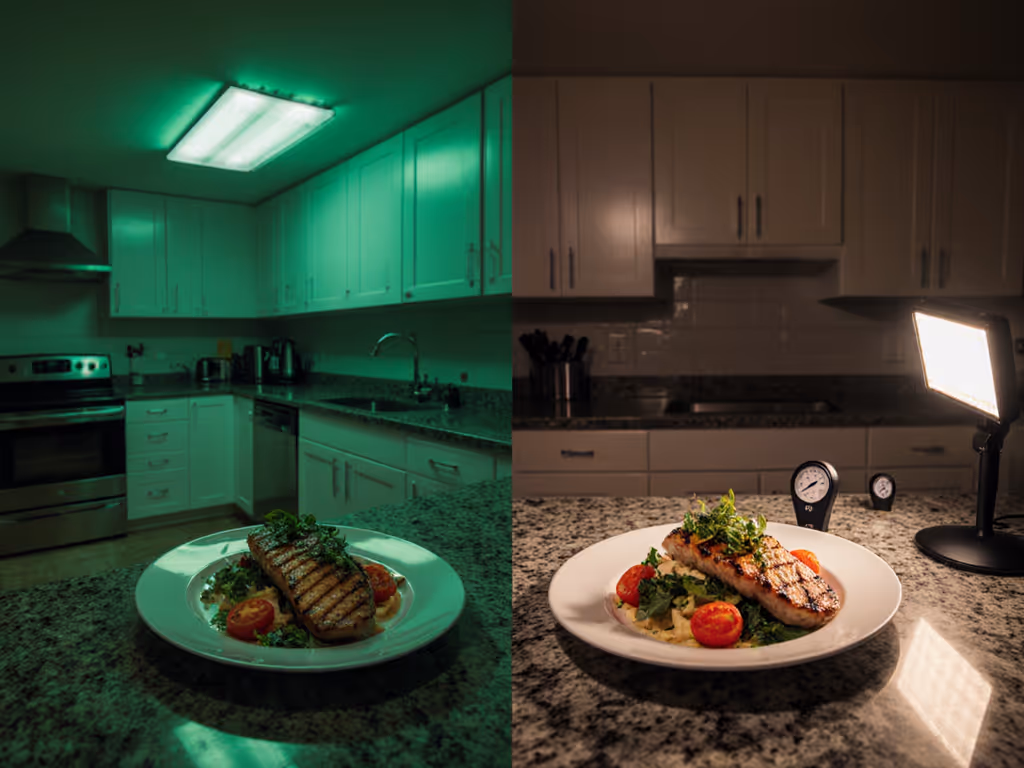 Food Lighting Studio vs Location: Beat Color Shifts