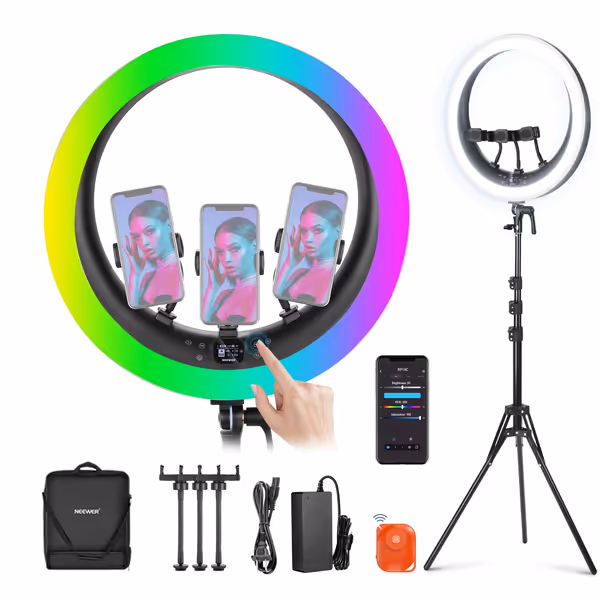 NEEWER 19" RGB LED Ring Light